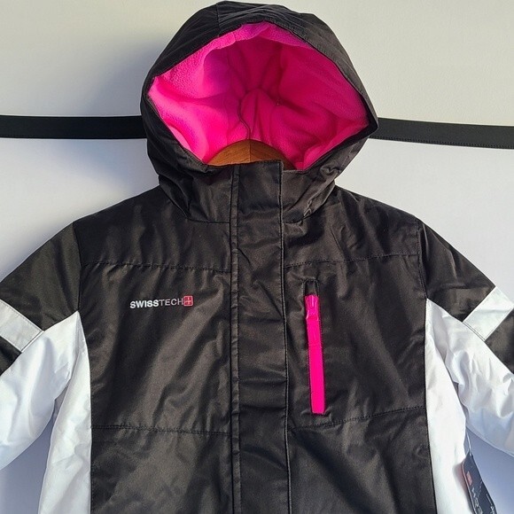 Swiss Tech Girls 3 in 1 Coat Jacket Size XS (4-5) - Picture 3 of 11